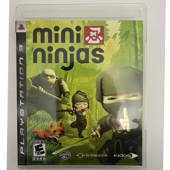 Sony Other - Mini Ninjas - Sony PS3 - CIB - Case Disc Manual Eidos Tested and Working